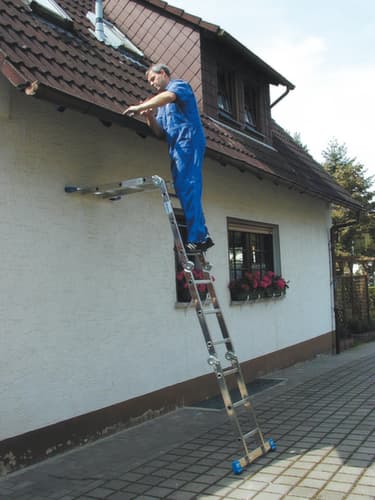 Krause Multifunctionele vouwladder STABILO® Professional, 4 x 3 sporten met profiel