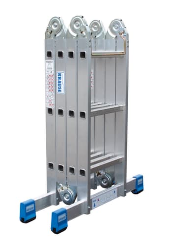 Krause Multifunctionele vouwladder STABILO® Professional, 4 x 3 sporten met profiel