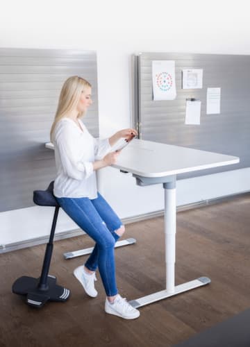 Topstar Stahulp Sitness Work High Falcon met standvoet met kantelrand