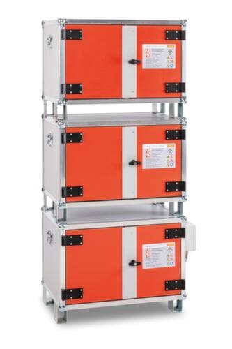 Lithium-ion ladekast voor batterijen