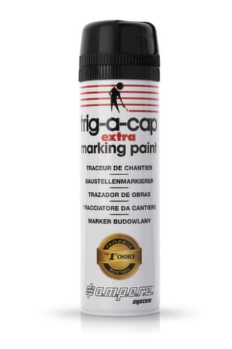 a.m.p.e.r.e. Markeerspray trig-a-cap EXTRA, zwart