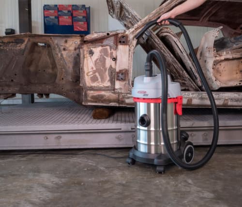 Nat- en droogzuiger ARTOS met cycloon waterafscheider, vermogen 1200 W, werkbreedte 360 mm