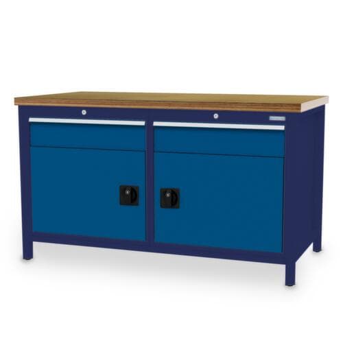 Bedrunka + Hirth Werkbank, 2 laden, 2 kasten