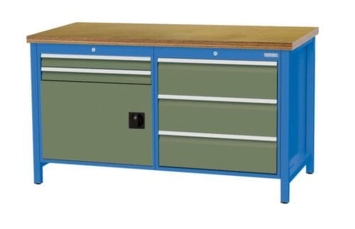 Bedrunka + Hirth Werkbank, 5 laden, 1 kast