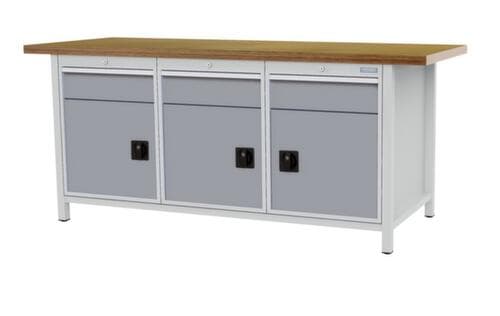 Bedrunka + Hirth Werkbank, 3 laden, 3 kasten