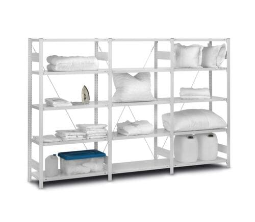 hofe Antibacteriële stelling AntiBac®, hoogte x breedte x diepte 2500 x 1060 x 435 mm, 6 legborden