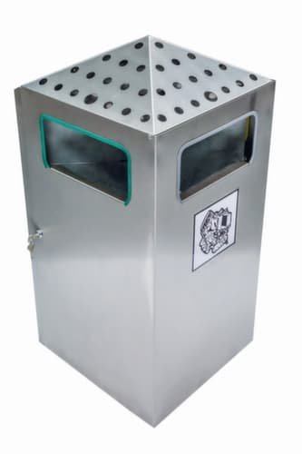 Combi-asbak PYRAMIDE met 4 inworpopeningen