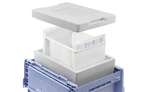BITO Thermisch geïsoleerde herbruikbare container, inhoud 5 l, krokodildeksel