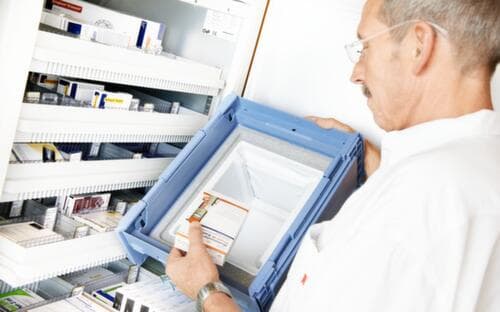 BITO Thermisch geïsoleerde herbruikbare container, inhoud 5 l, krokodildeksel