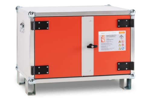 set stapelvoeten voor lithium-ion ladekast