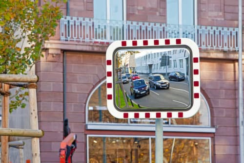 Moravia Verkeersspiegel DURABEL Ice Free ECO, hoogte x breedte 600 x 800 mm