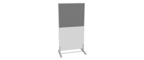 Nowy Styl Scheidingswand E10 van hout met stoffen bekleding, hoogte x breedte 1545 x 800 mm
