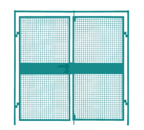 Dubbele openslaande deur voor scheidingswandsysteem, breedte 2000 mm