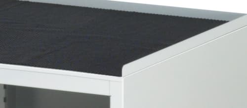 RAU Ladekast Serie 7000, 4 lade(n), RAL7035 lichtgrijs/RAL5010 gentiaanblauw