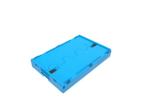 Walther Faltsysteme Vouwkrat, blauw, inhoud 66 l, klapdeksel