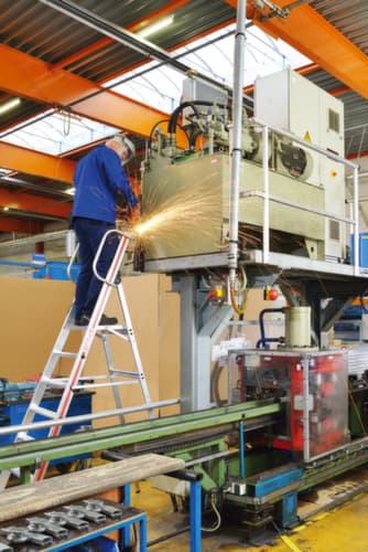 Hymer platformladder 8080 met leuning
