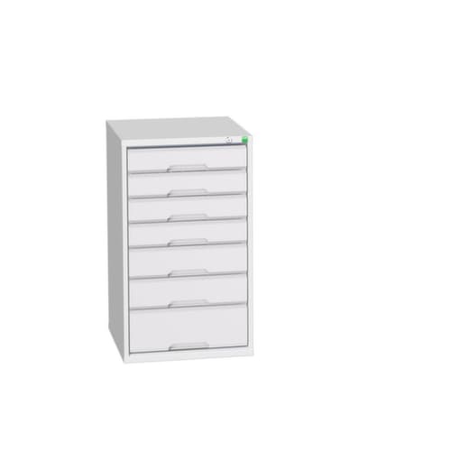 bott Ladekast verso, 7 lade(n), RAL7035 lichtgrijs/RAL7035 lichtgrijs