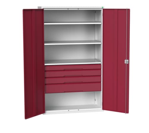 bott Universele kast verso met legborden en laden, breedte 1300 mm