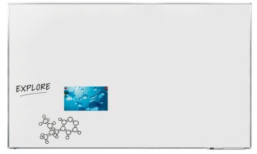 Legamaster Geëmailleerd whiteboard PREMIUM PLUS in wit, hoogte x breedte 1200 x 2000 mm