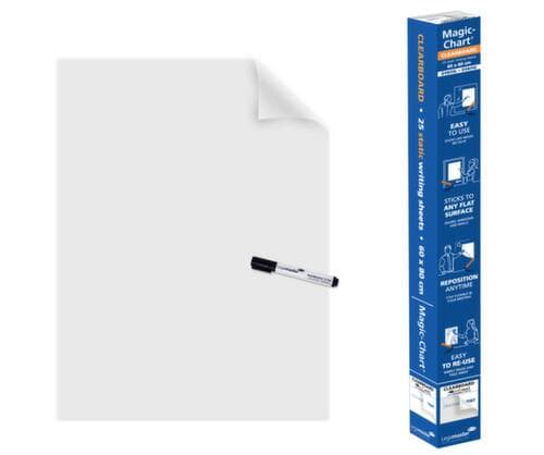 Legamaster Clearboard-folie Magic-Chart, hoogte x breedte 600 x 800 mm