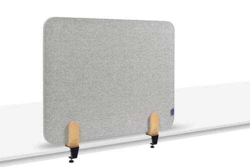 Legamaster Geluiddempende tafelscheidingswand ELEMENTS, hoogte x breedte 600 x 800 mm, wand grijs