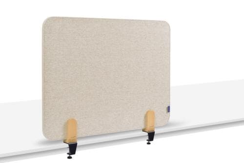 Legamaster Geluiddempende tafelscheidingswand ELEMENTS, hoogte x breedte 600 x 800 mm, wand beige