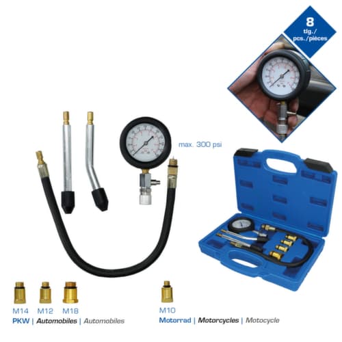Compressie tester set voor benzine motoren