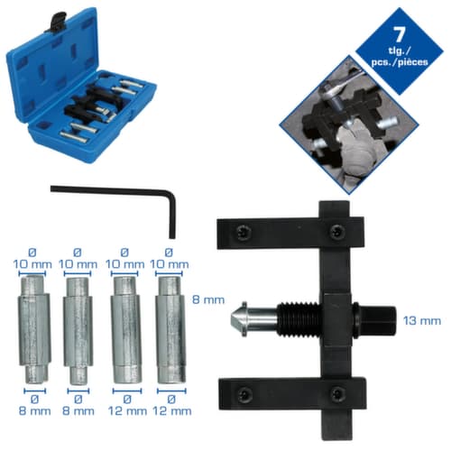Set klem- en spreidgereedschap