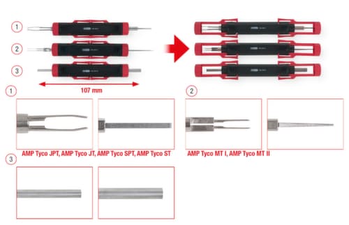 Universele kabelontspanner gereedschap set