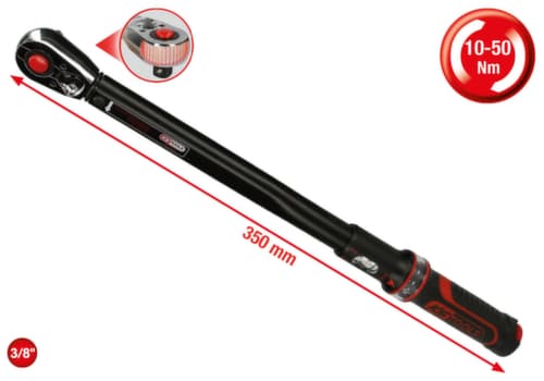 3/8" ERGOTORQUE®precisieratel momentsleutel