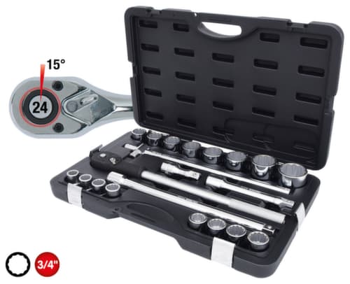 3/4" dopsleutelset