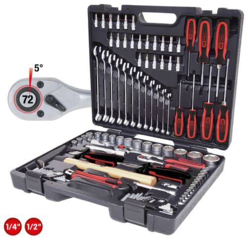 1/4"+1/2" universele gereedschapsset