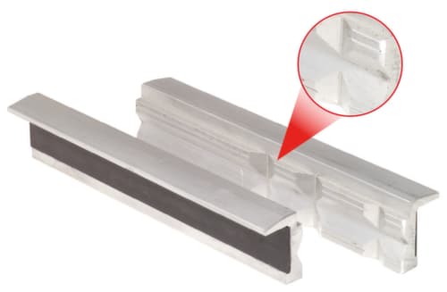 Aluminium bankschroefbekken