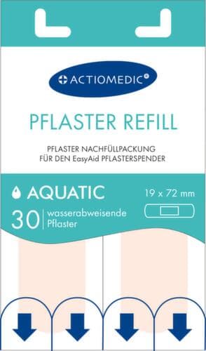Navulling EasyAid AQUATIC voor pleisterdispenser