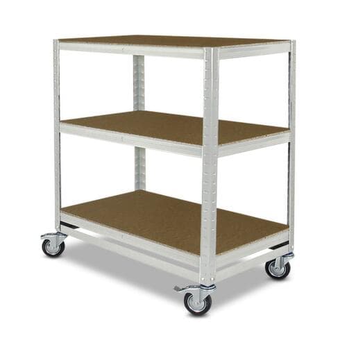 UDOBÄR Etagewagen, draagvermogen 150 kg, 3 etages