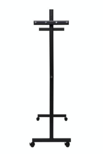 garderoberek MAULsamba met 2 extra hakenlijsten, met 8/2 haken, RAL9004 signaalzwart