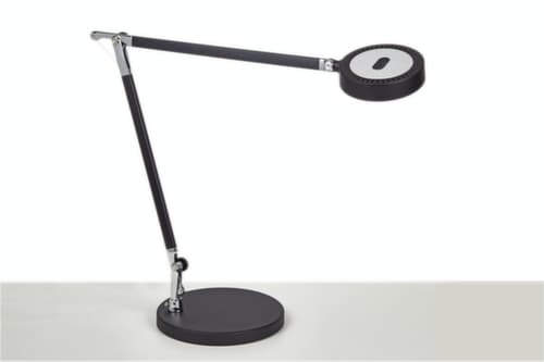 MAUL dimbare LED-bureaulamp MAULgrace colour vario, licht daglicht- tot warmwit, zilverkleurig