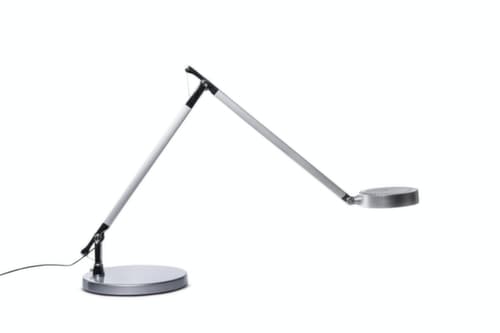 MAUL LED-bureaulamp MAULgrace colour vario met instelbare kleurtemperatuur, licht daglicht- tot warmwit, zilverkleurig