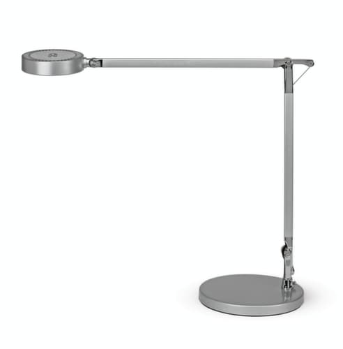 MAUL LED-bureaulamp MAULgrace colour vario met instelbare kleurtemperatuur, licht daglicht- tot warmwit, zilverkleurig