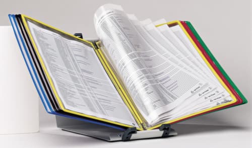 tarifold Tafelsysteem voor displaypanelen Foldfive, met 10 zichtpanelen in DIN A4