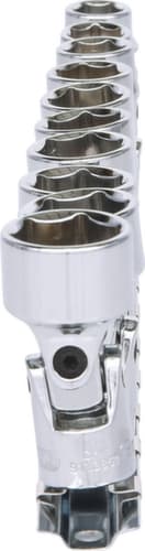3/8" CHROMEplus inbussleutelset met scharnier