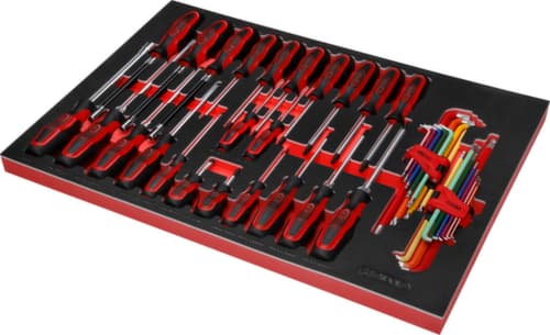 Performanceplus werkplaatswagen set P15 met 397 gereedschappen voor 7 laden