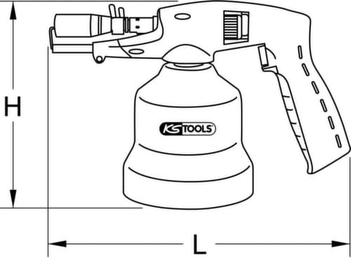 Universele cassette soldeerunit met piëzo ontsteking