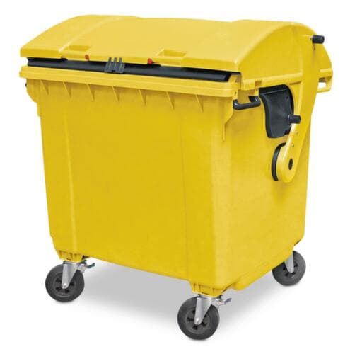 Grote afvalcontainer met schuifdeksel