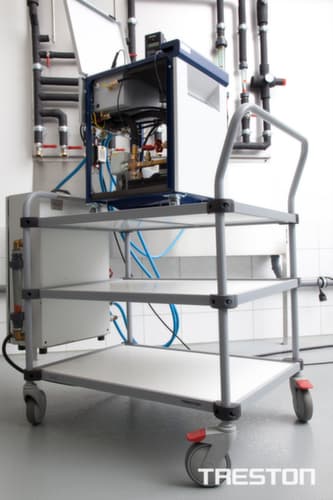 Treston Etagewagen 1000x430 mm, draagvermogen 300 kg, 4 etages