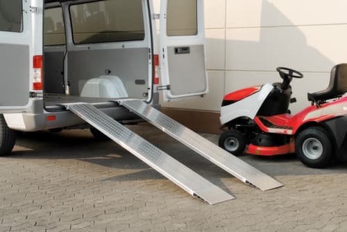 Laadrail met afglijdbeveiliging