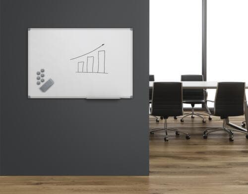 MAUL Geëmailleerd whiteboard MAULstandard in wit