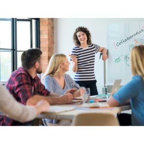 nobo Mobiel whiteboard, hoogte x breedte 1360 x 1800 mm