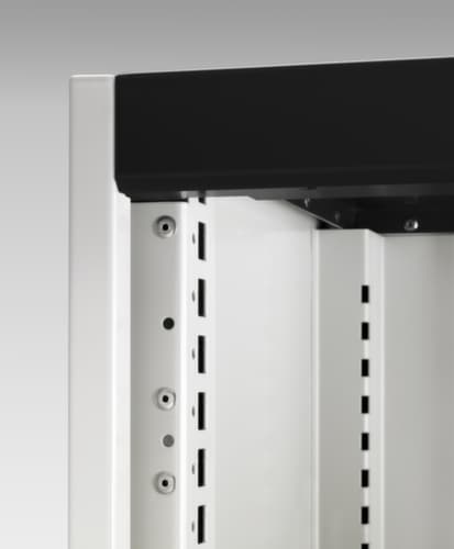 bott Ladekast cubio oppervlak 800 x 750 mm, 8 lade(n), RAL7035 lichtgrijs/RAL7035 lichtgrijs
