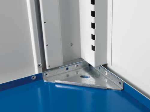 bott Ladekast cubio oppervlak 800 x 750 mm, 8 lade(n), RAL7035 lichtgrijs/RAL7035 lichtgrijs